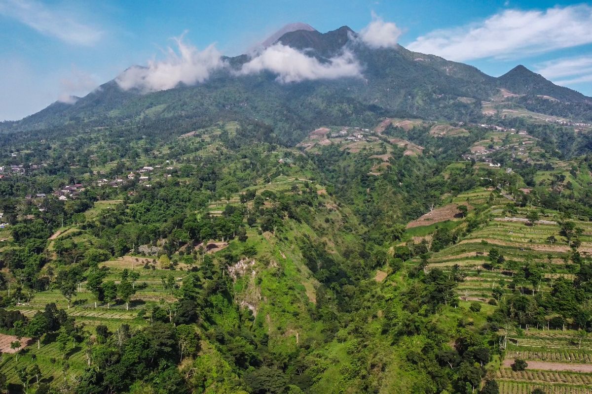 Lereng Timur Gunung Merapi.