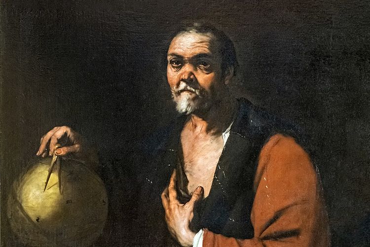 Lukisan Heraclitus karya Luca Giordano.
