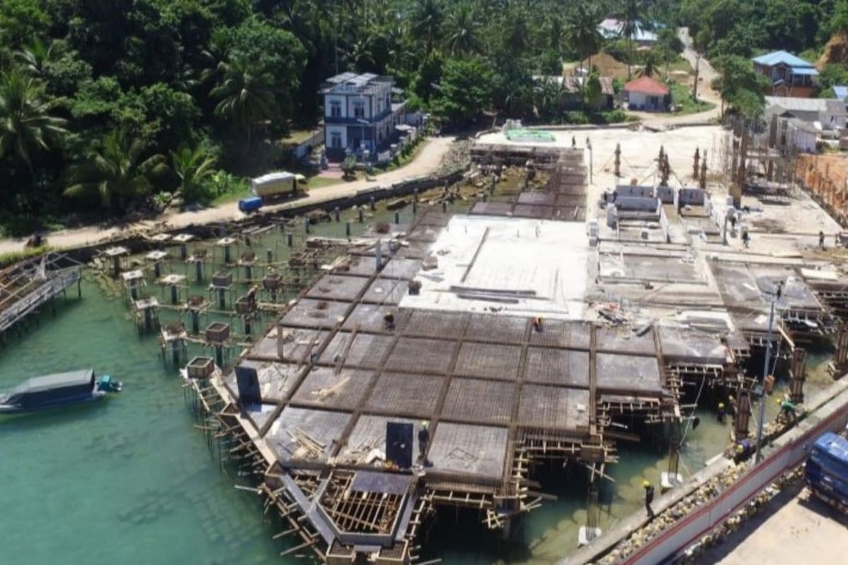 PLBN Terpadu Serasan, Kabupaten Natuna, Kepulauan Riau.