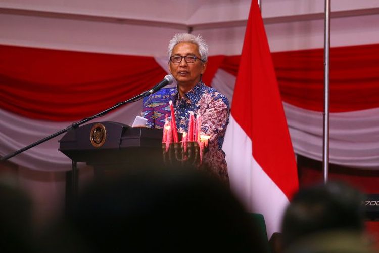Duta Besar RI untuk Malaysia Hermono di Kedutaan Besar Republik Indonesia di Kuala Lumpur, Sabtu (14/1/2023). 