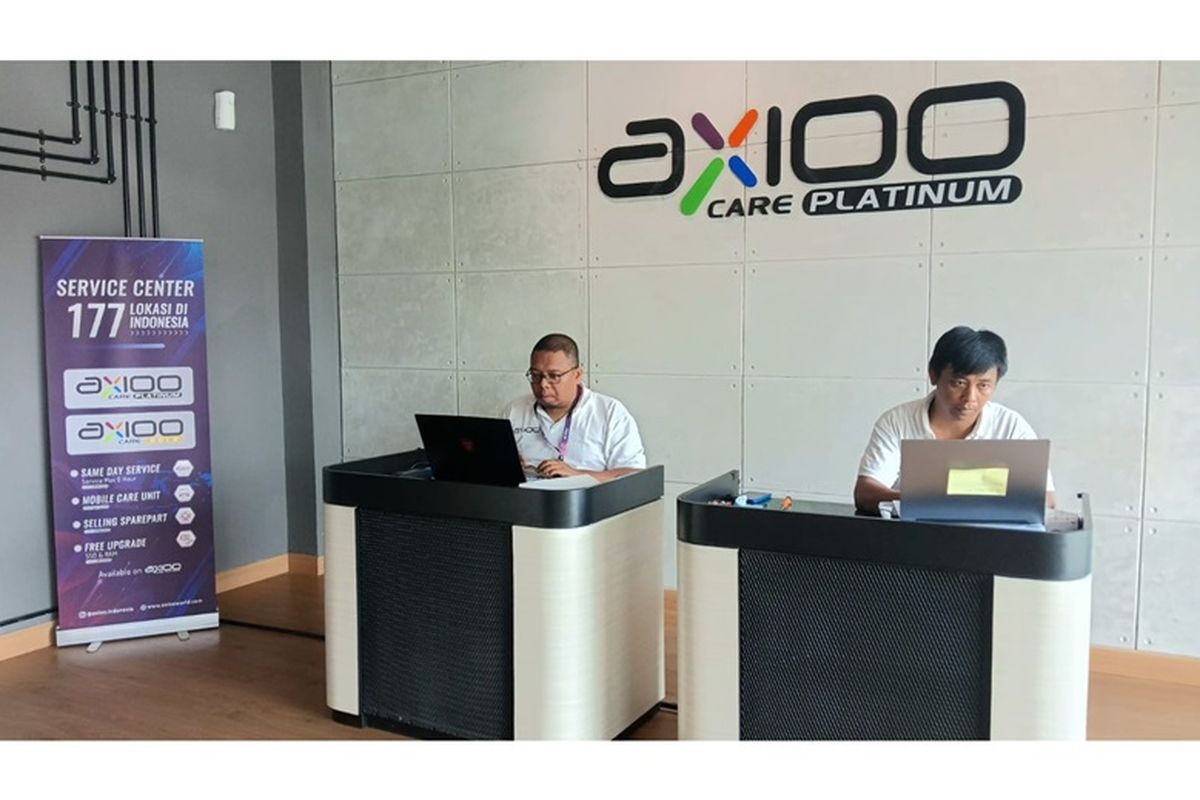 Service point Axioo Care Platinum. 