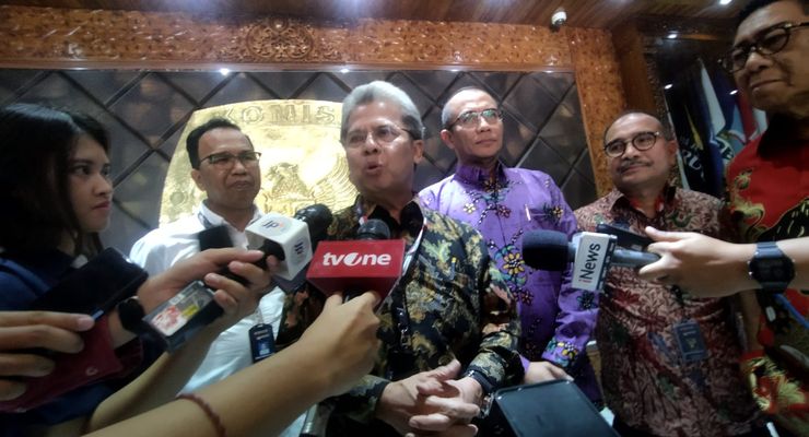 TPN Ganjar-Mahfud Sambangi KPU, Ingin Pastikan Integritas Pemilu 2024