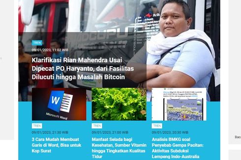 [POPULER TREN] Klarifikasi Rian Mahendra Usai Dipecat Haryanto | Analisis Penyebab Gempa Pacitan