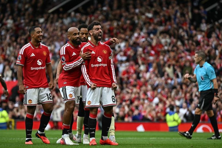 Hasil Man United Vs Ipswich 5-2: Hattrick Bruno Fernandes, Setan Merah Mengamuk