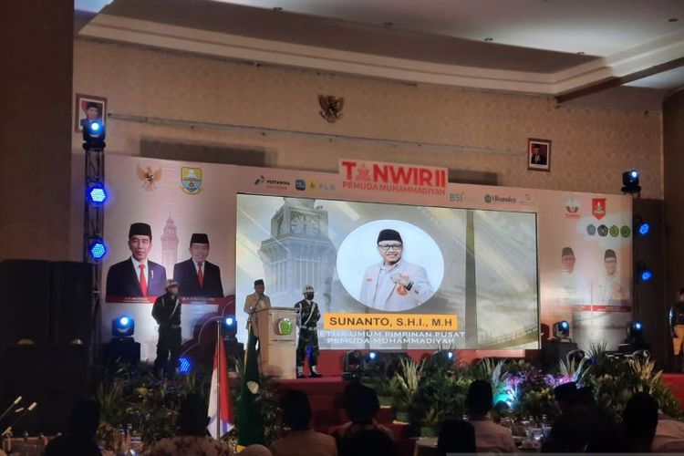 Tanwir II Pemuda Muhammadiyah di Jambi. (ANTARA/Nanang Mairiadi)