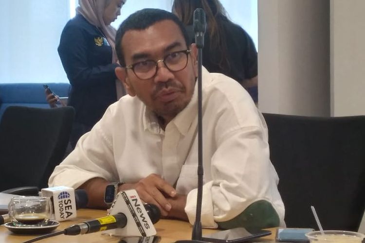 Staf Khusus Menteri BUMN Arya Sinulingga di Jakarta. Arya buka suara soal WSBK bikin rugi Sirkuit Mandalika.