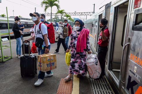 Larangan Mudik, Jumlah Kedatangan Penumpang KA Jarak Jauh Daop 1 Jakarta Turun