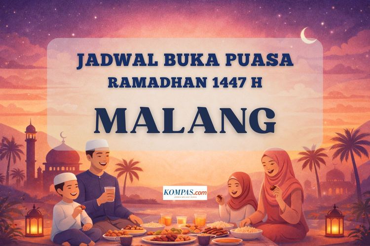 Jadwal buka puasa Ramadhan 2026 di Kota Malang hari ini.