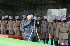 Di Tengah Penyebaran Virus Corona, Kim Jong Un Awasi Latihan Perang Korea Utara