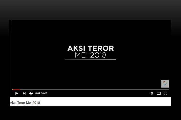 Video aksi teror Mei 2018