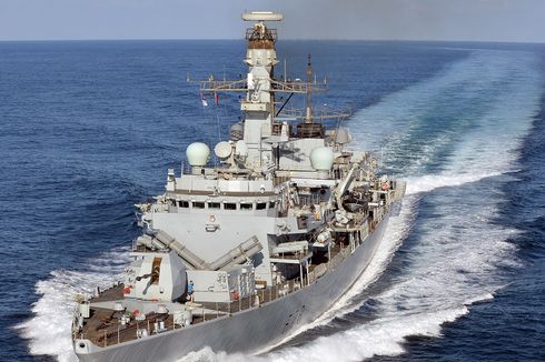 Inggris Kirim Kapal Perang HMS Kent Gabung Koalisi Maritim AS di Teluk