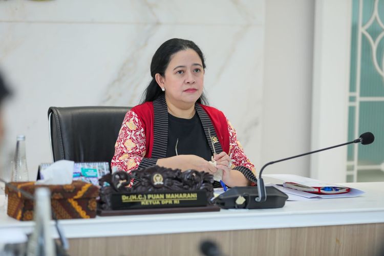 Ketua Dewan Perwakilan Rakyat (DPR) Republik Indonesia (RI) Puan Maharani.