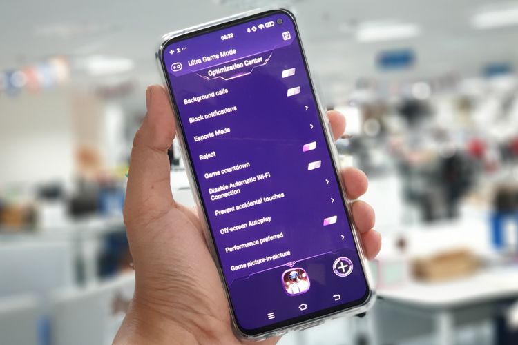 Fitur Ultra Game Mode di Vivo V19.