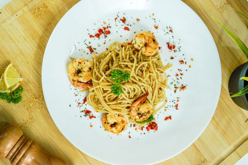 Resep Spaghetti Aglio Olio Simpel, Bumbu Bawang Putih dan Minyak Zaitun