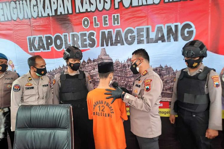 Gelar perkara dugaan kasus pengeroyokan dengan tersangka 3 pelajar SMK di mapolres Magelang, Rabu (15/12/2021).