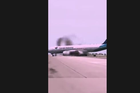 Beredar Video Pesawat Garuda Kesulitan Mendarat di Iran, Dirut: Hoaks!