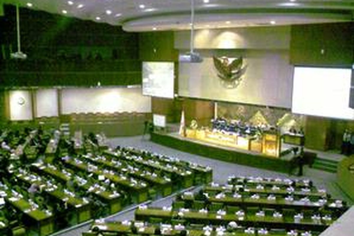 Ruang Rapat Paripurna DPR.
