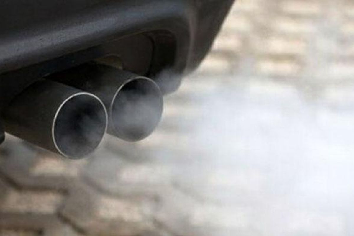 Ilustrasi polusi yang dikeluarkan knalpot kendaraan.