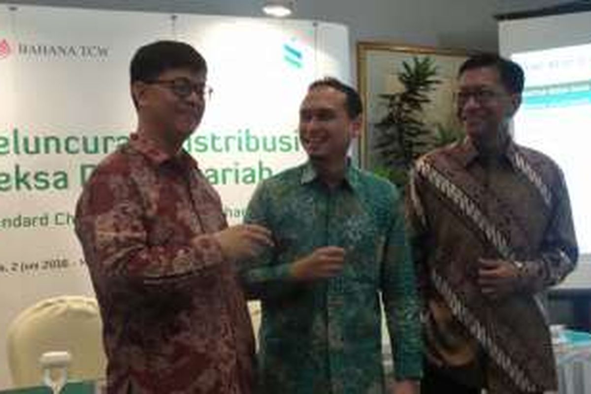 Peluncuran reksa dana syariah ritel berbasis rupiah oleh Standard Chartered Bank dan Bahana TCW, Kamis (2/6/2016).