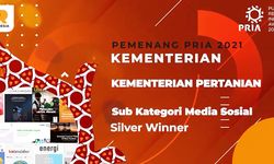 Medsos Kementan Raih Silver Winner di Ajang PRIA 2021