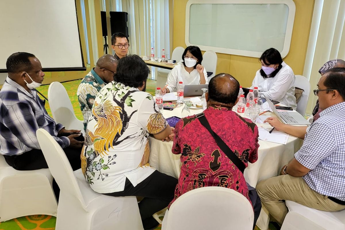 Rapat Koordinasi Khusus (Rakorsus) Latsar CPNS antara LAN bersama BPSDM Papua dan 10 kabupaten Provinsi Papua, di Denpasar, Bali, Selasa (21/6/2022).
