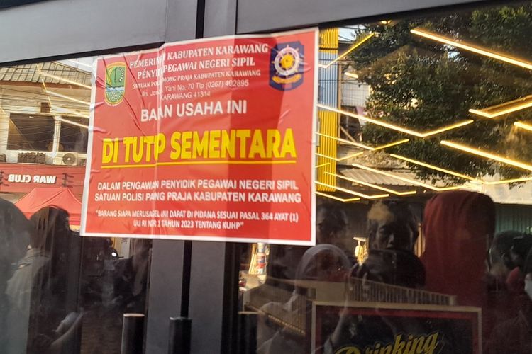 Buntut Video Diduga Pesta Gay, Satpol PP Tutup Sementara Theatre Night Mart Karawang