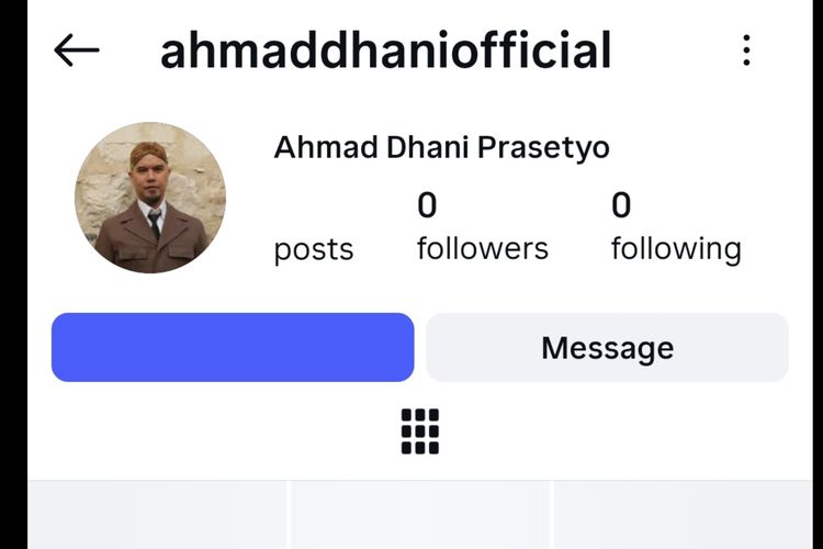 Akun Instagram Ahmad Dhani Mendadak Kosong Usai Unggahan Kontroversial