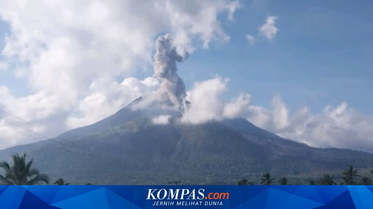 Aktivitas Gunung Lewotobi Mulai Menurun, Status Masih Siaga