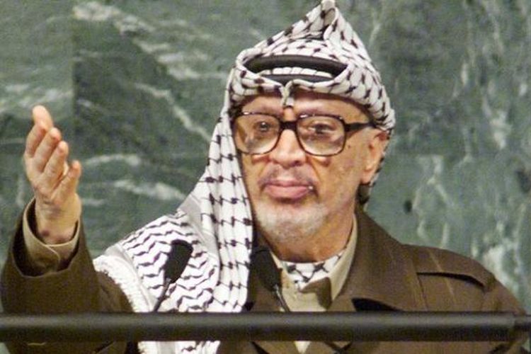 Mantan pemimpin Palestina, Yasser Arafat.