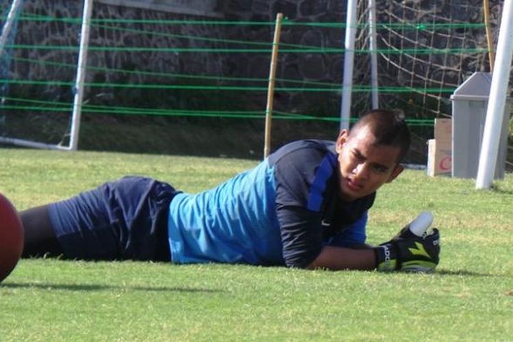 Kiper Tim Nasional Indonesia U-19, Ravi Murdianto. 