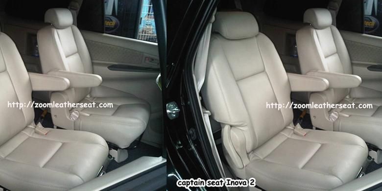 Captain Seat Toyota Innova yang dibuat oleh Zoom Leather Seat 