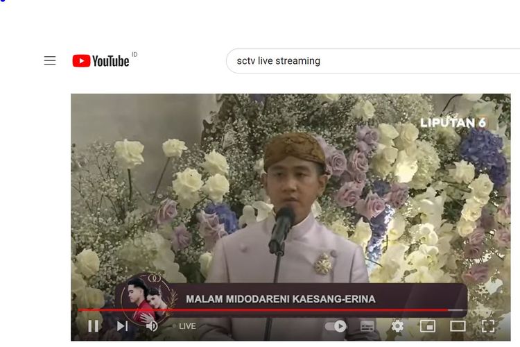 malam midodareni Kaesang