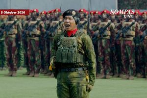 Pangkogabwilhan III Letjen Lucky Avianto Jadi Komandan Upacara HUT ke-81 TNI