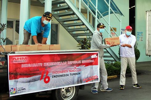 Sambut HUT Ke-76 RI, AHM Distribusikan 1.100 Paket buat Veteran