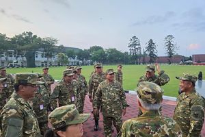 Latihan Baris-berbaris di Akmil, Magelang, Para Menteri Dibangunkan Pukul 04.00 WIB