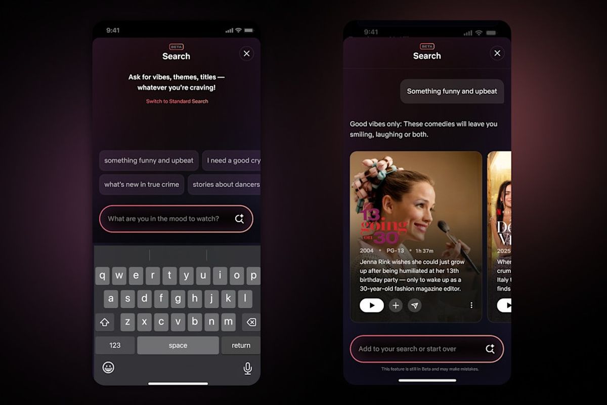 Netflix resmi meluncurkan fitur pencarian baru yang didukung oleh kecerdasan buatan (AI) generatif langsung di platformnya.