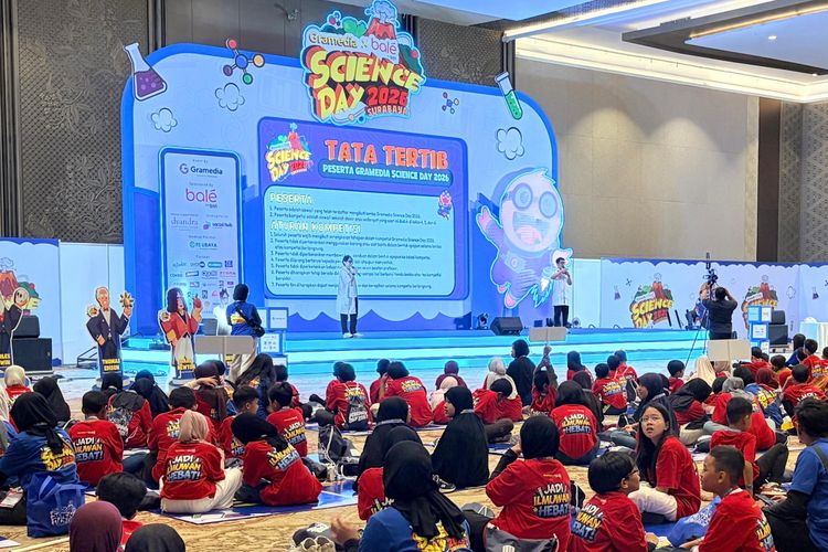 Lewat Gramedia Science Day 2026 bersama Balé by BTN, Ratusan Siswa SD Surabaya Diajak Berkreasi dan Memecahkan Masalah