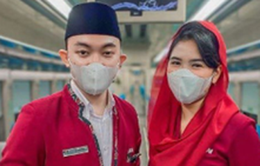 Tangkapan layar unggahan akun Instagram PT Reska Multi Usaha (RMU) soal pembukaan lowongan kerja sebagai train attendant atau pramugara dan pramugari kereta api pada Juni 2022.