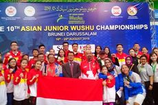 Tim Wushu Lampaui Target Medali di Brunei