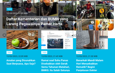 Berita populer Kompas Senin 13 Maret 2023: Daftar Kementerian dan BUMN yang larang pegawainya pamer harta kekayaan