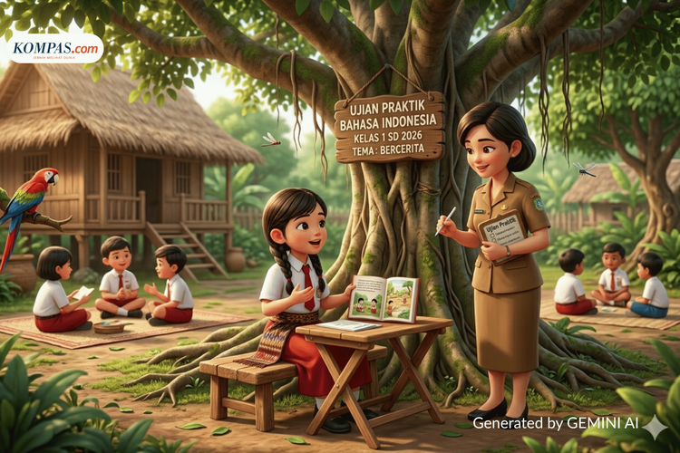 100 Contoh Soal Bahasa Indonesia Kelas 1 Semester 2 Kurikulum Merdeka dan Kunci Jawabannya