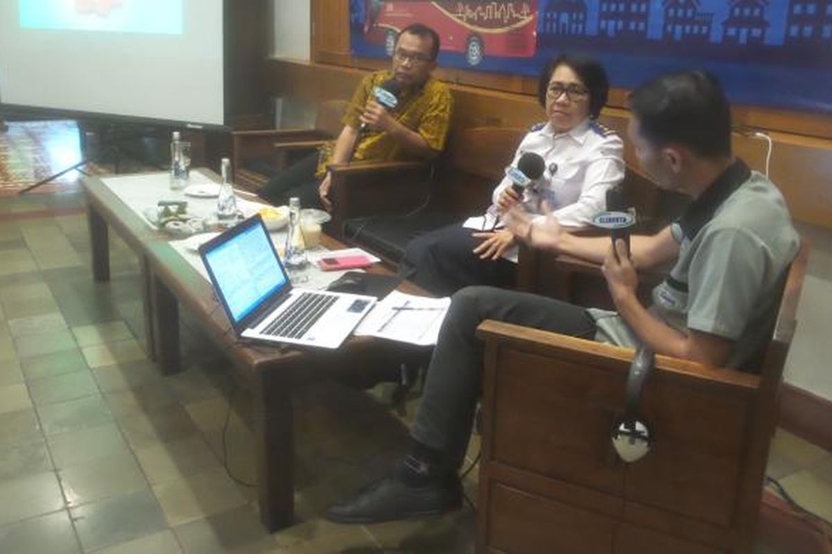 Diskusi yang digelar Badan Pengelola Transportasi Jabodetabek (BPTJ) di Cikini, Menteng, Jakarta Pusat, Selasa (7/2/2017). Acara digelar untuk menjelaskan mengenai rencana peluncuran bus Jabodetabek Residence (JR) Connextion pada 14 Februari mendatang.