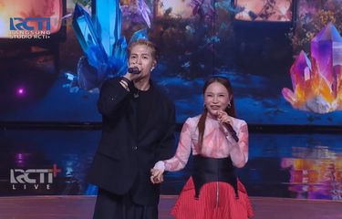 Jackson Wang dan Rossa duet di Indonesian Idol Spektakuler 7, Senin (10/3/2025). 