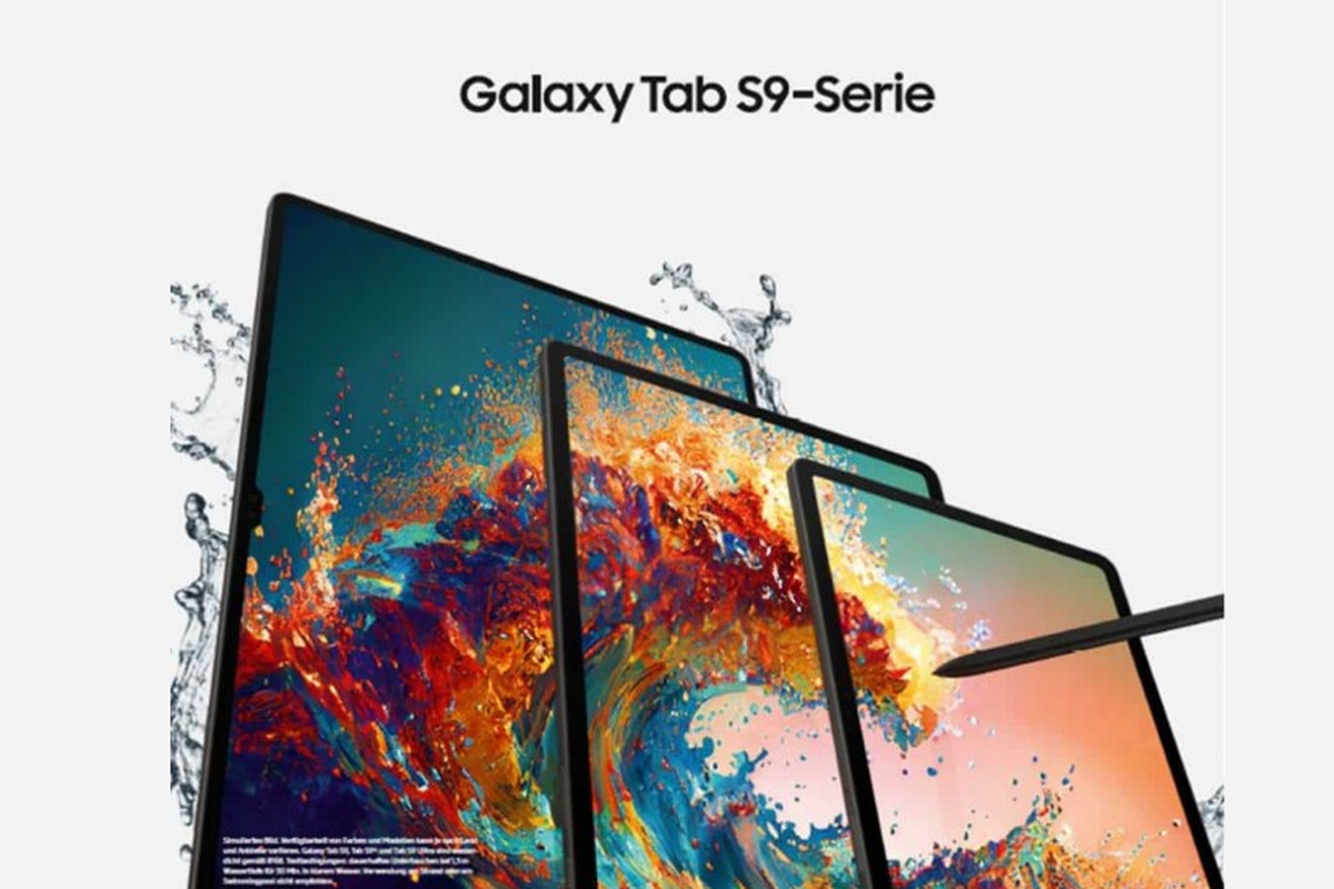 Bocoran tampang Samsung Galaxy Tab S9 series.