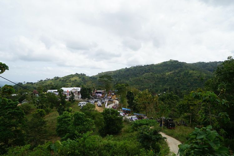 Lokasi puskesmas pembantu (pustu) plus di Dusun Aik Mual, Desa Sekotong Timur, Kecamatan Lembar, Kabupaten Lombok Barat, Nusa Tenggara Barat (NTB), Sabtu (25/6/2022).