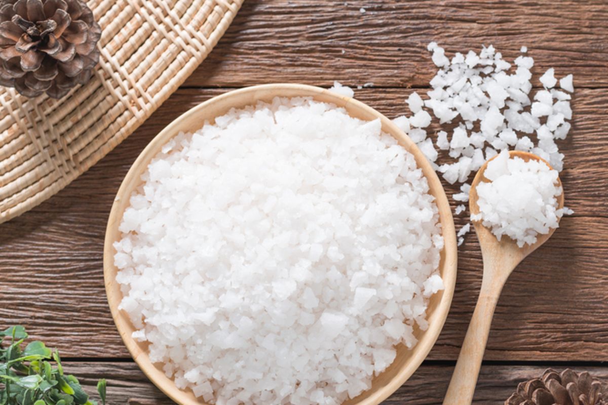 Ilustrasi garam epsom. 