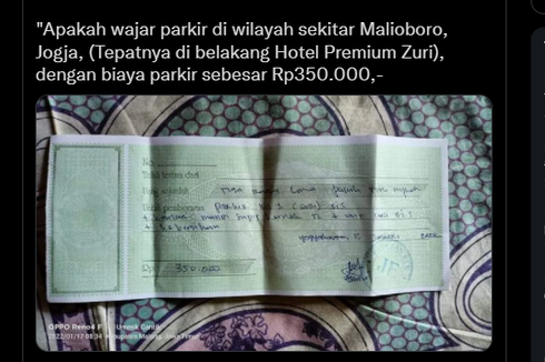 Viral Tarif Parkir di Malioboro Rp 350.000, Sandiaga Uno: Ini Berdampak Negatif, Khususnya Pariwisata Yogyakarta