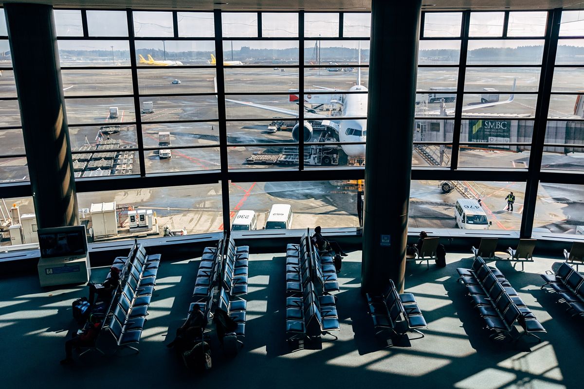 Ilustrasi Bandara Haneda di Jepang.