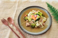 Resep Capcay Kuah Sayur, Kasih Daging Ayam dan Telur Puyuh