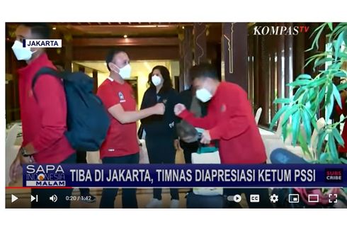Saat Ketum PSSI Sambut Kedatangan Timnas Indonesia di Hotel Karantina…